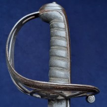 British 1827 Pattern Pipeback Rifle Officers Sword, Kings Royal Rifle Corps (60th Rifles) 9